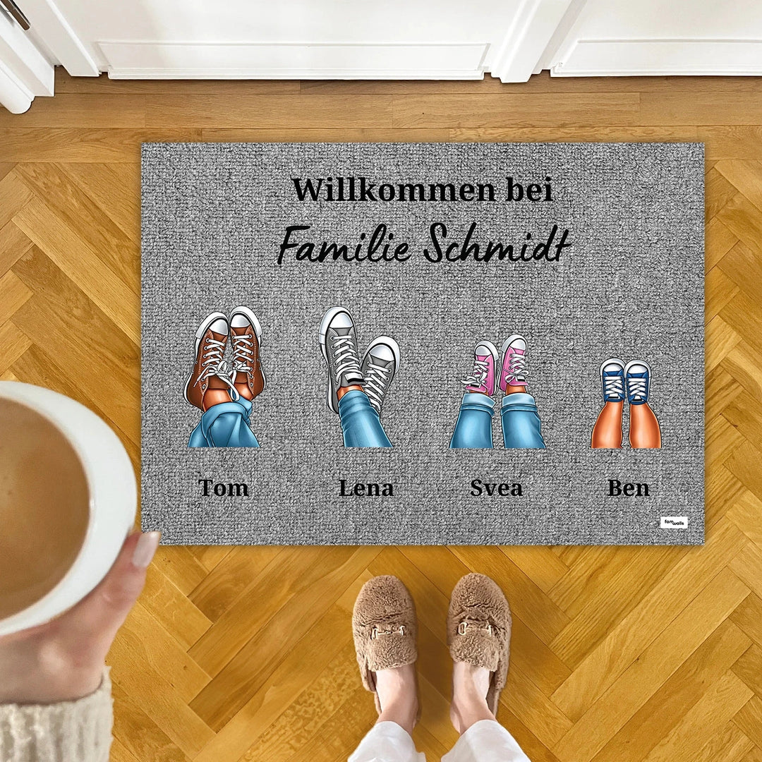 Personalisierte Fußmatten