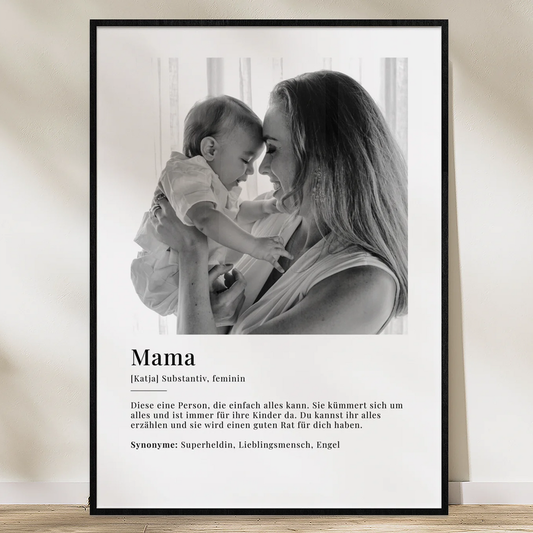 Fotoposter "Mama Definition"