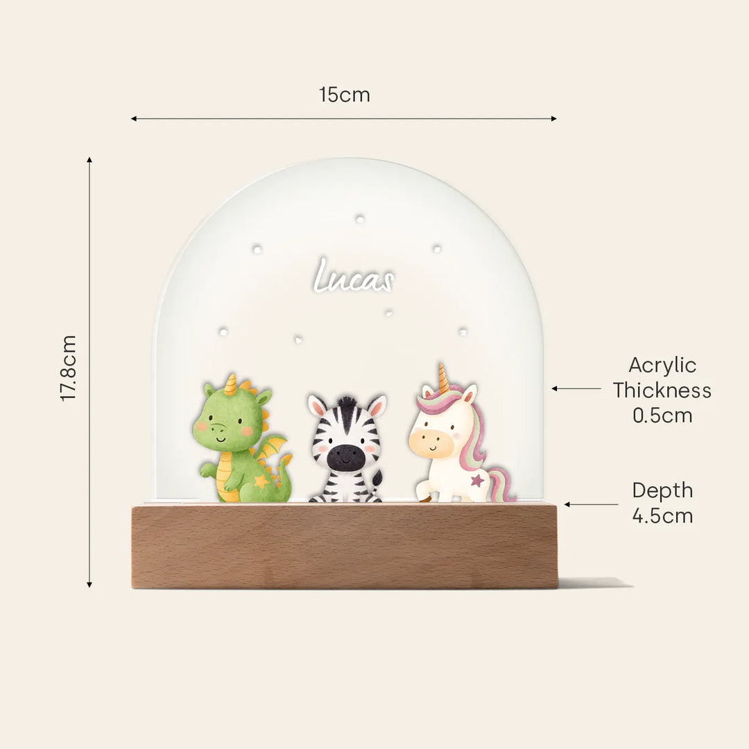 Personalized Night Light "Dream Animal"