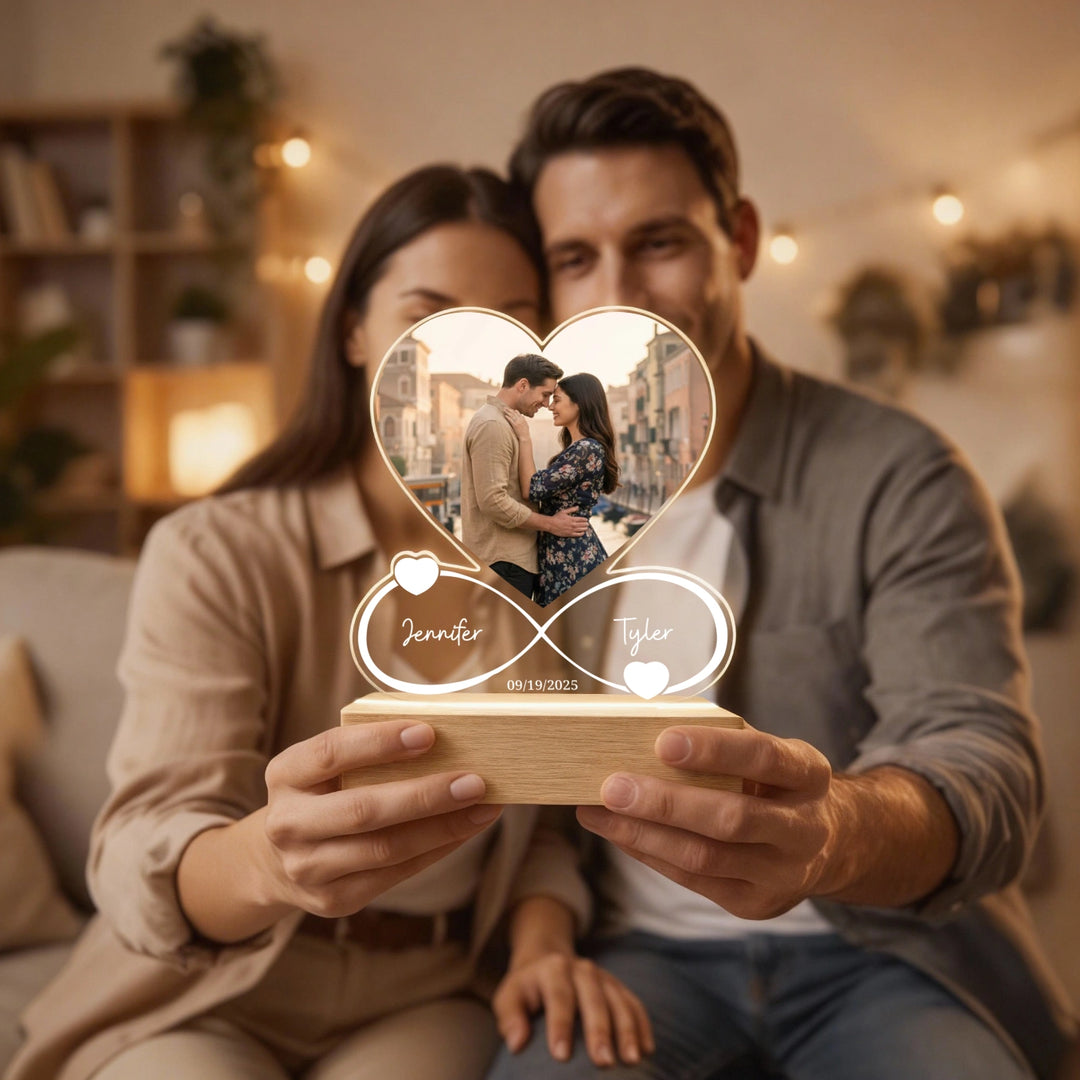 Personalized Acrylic Light "Forever" | Night Light, Decorative Light
