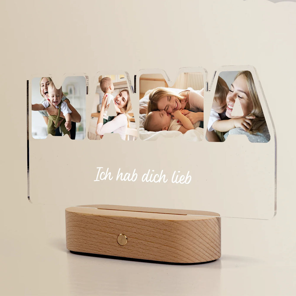 Personalisiertes Acryl-Licht ''MAMA'' 