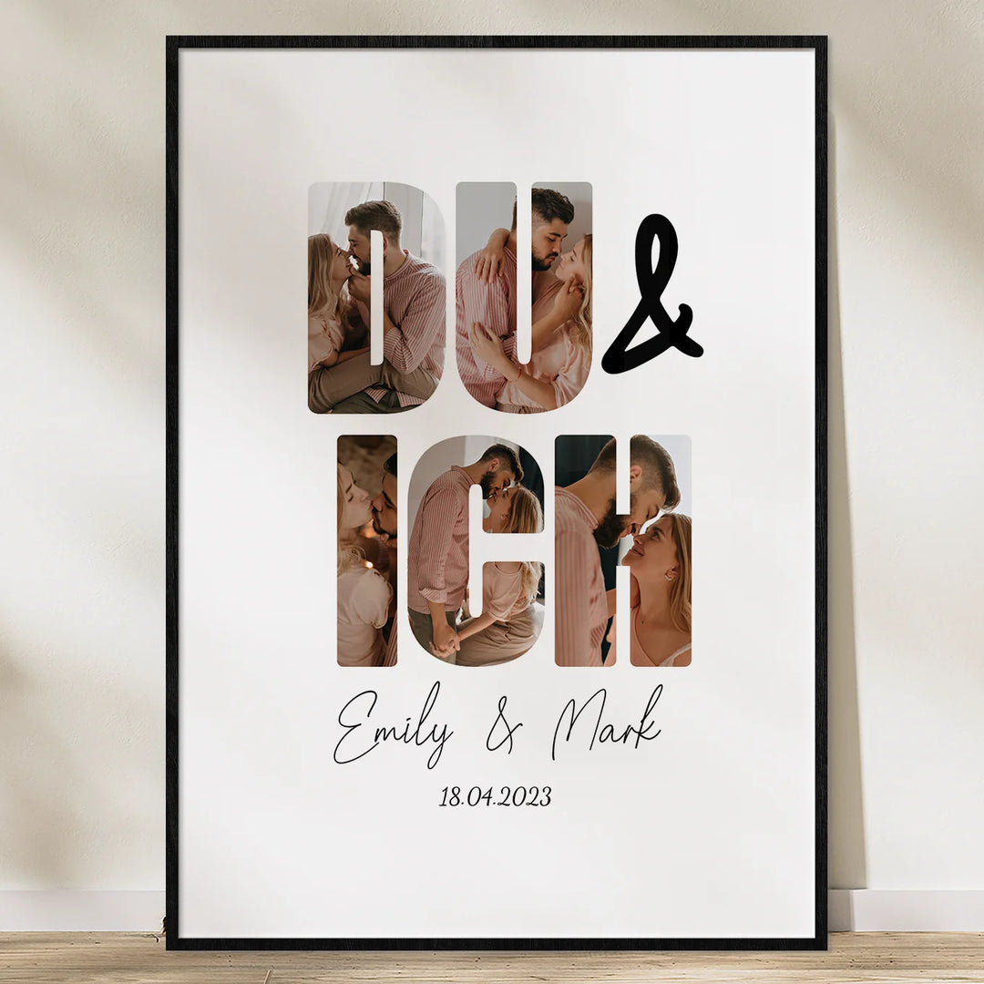 Personalisiertes Poster "Du & Ich"