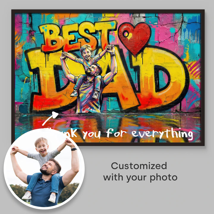 Personalized Poster Love "DAD"