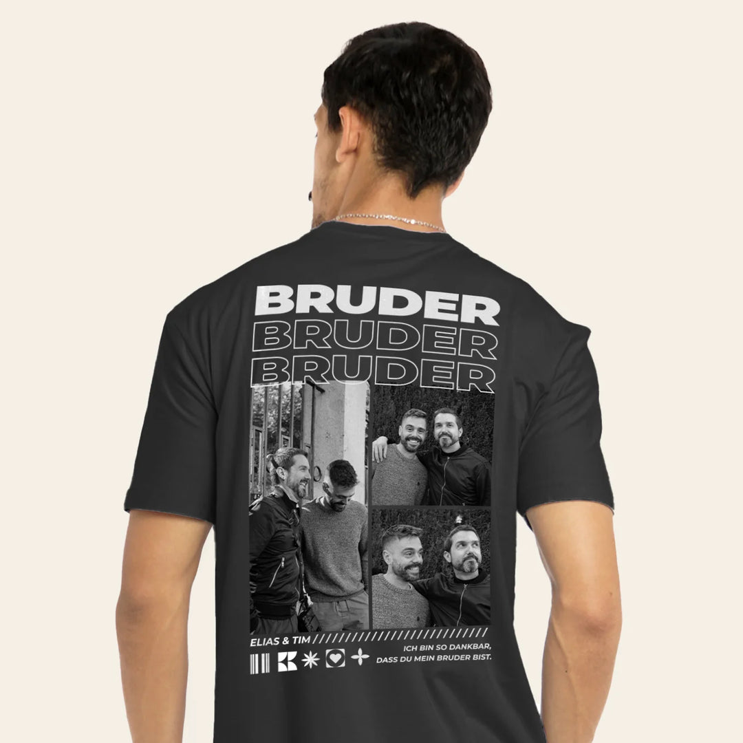 Personalisiertes T-Shirt "BRUDER"