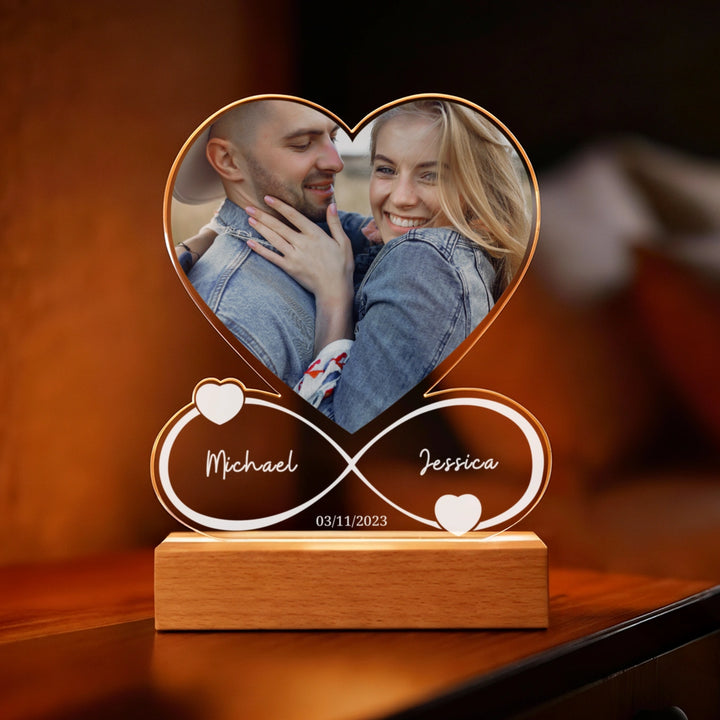 Personalized Acrylic Light "Forever" | Night Light, Decorative Light