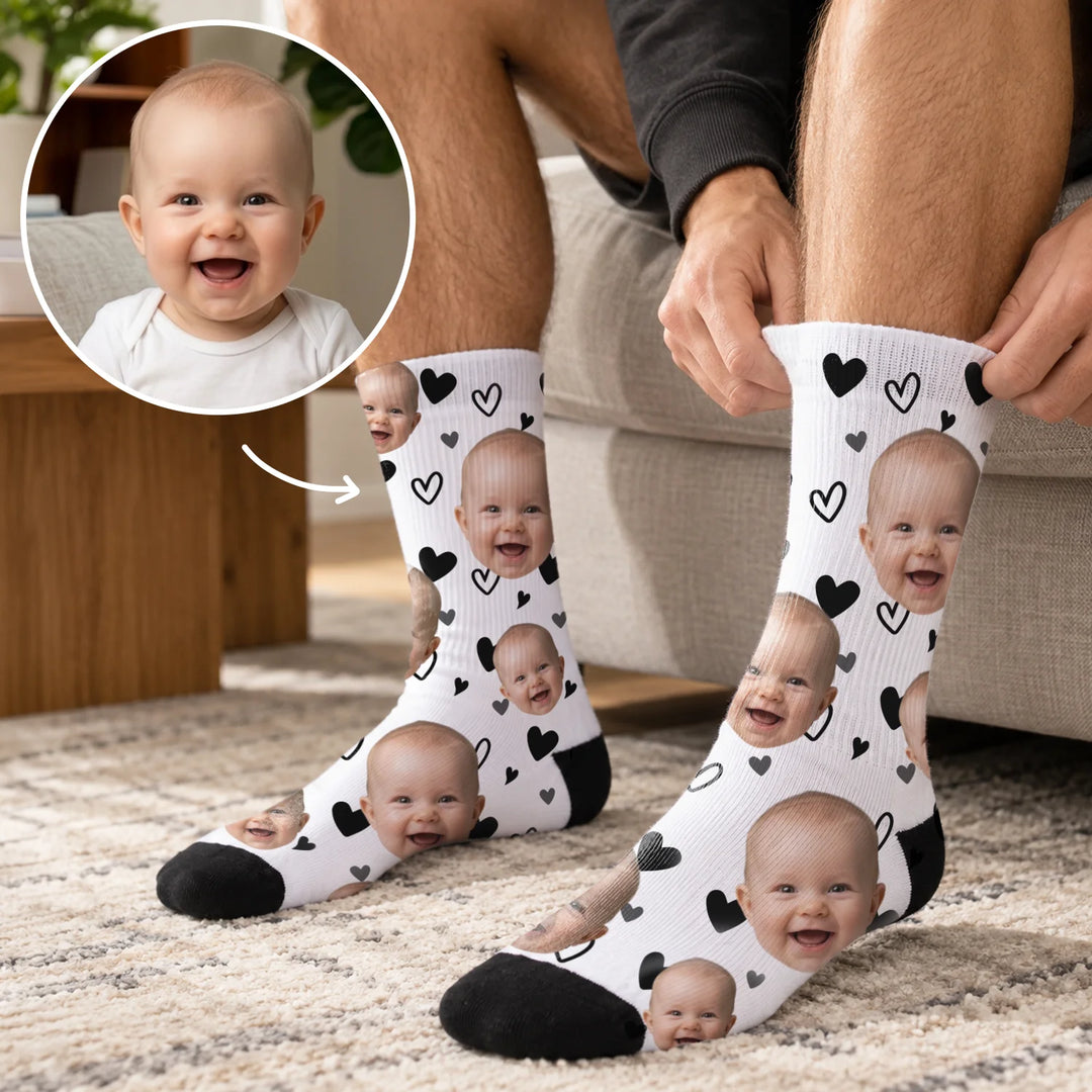 Personalized Socks "Photo Baby"