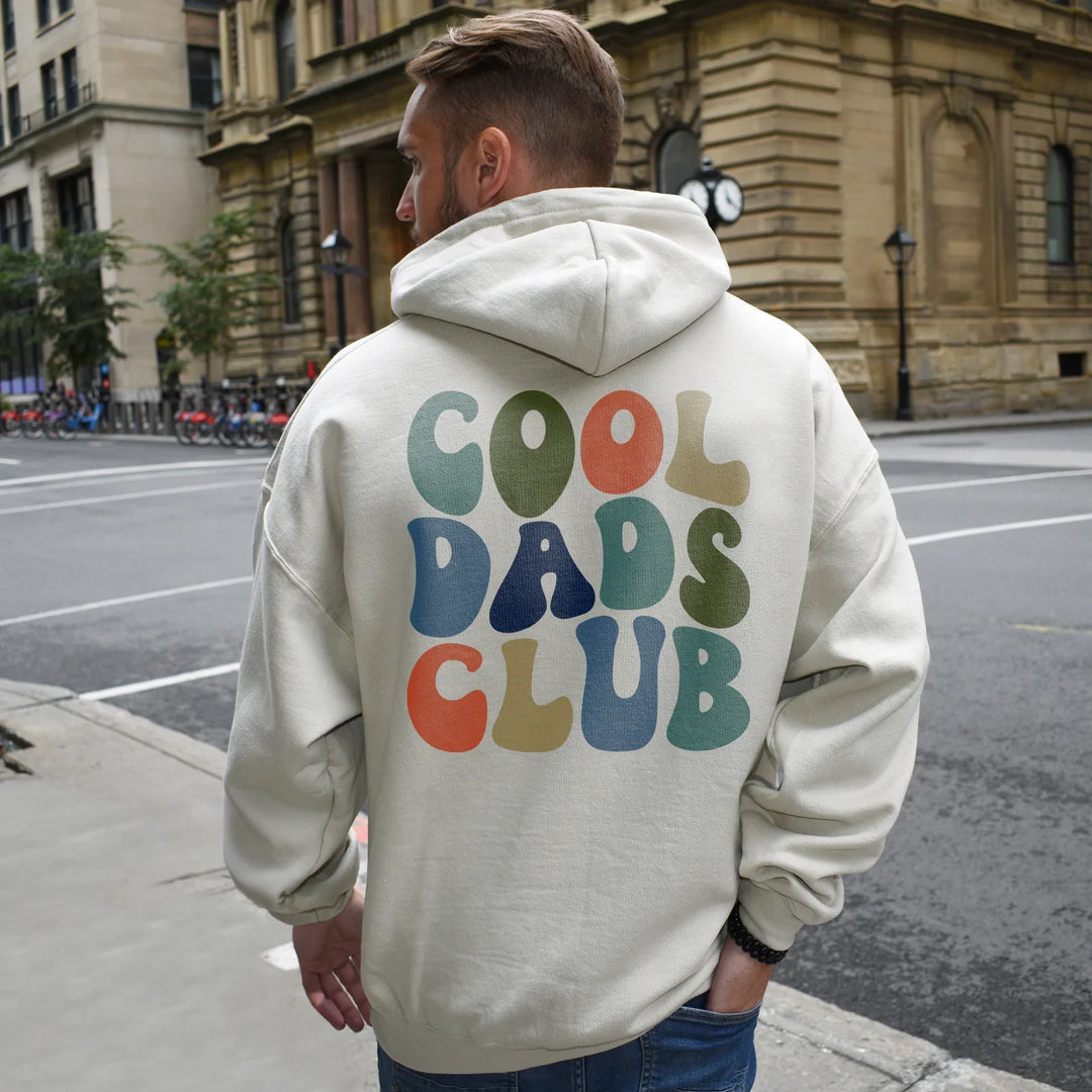 Personalisierter Hoodie mit Namen "Cool Dads Club"