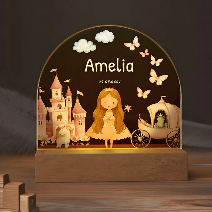 Personalized Night Light "Princess Dream"