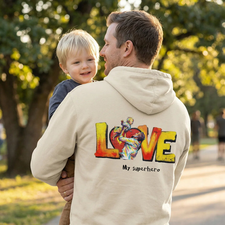 Personalized Hoodie Love "DAD"