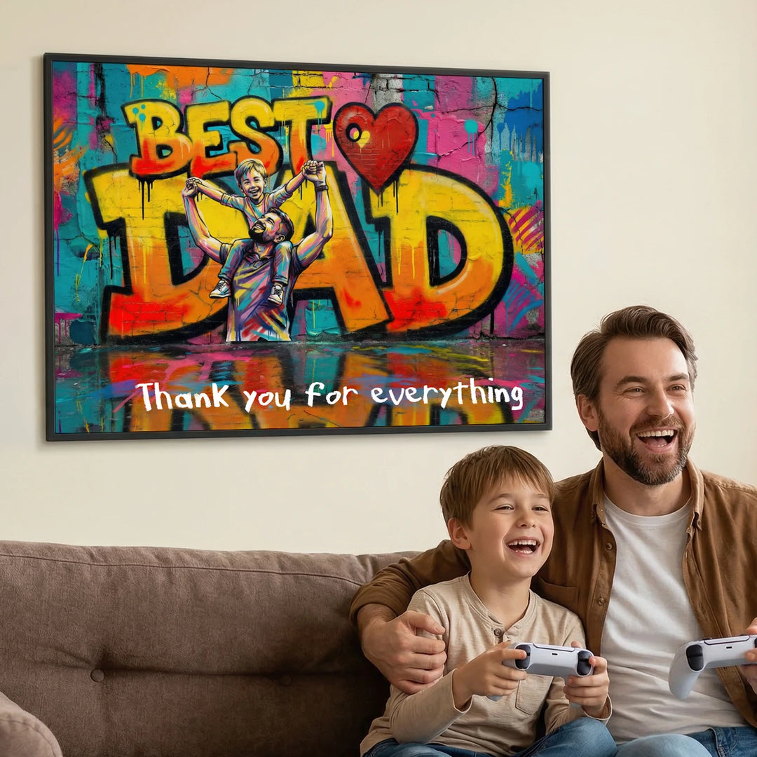 Personalized Poster Love "DAD"