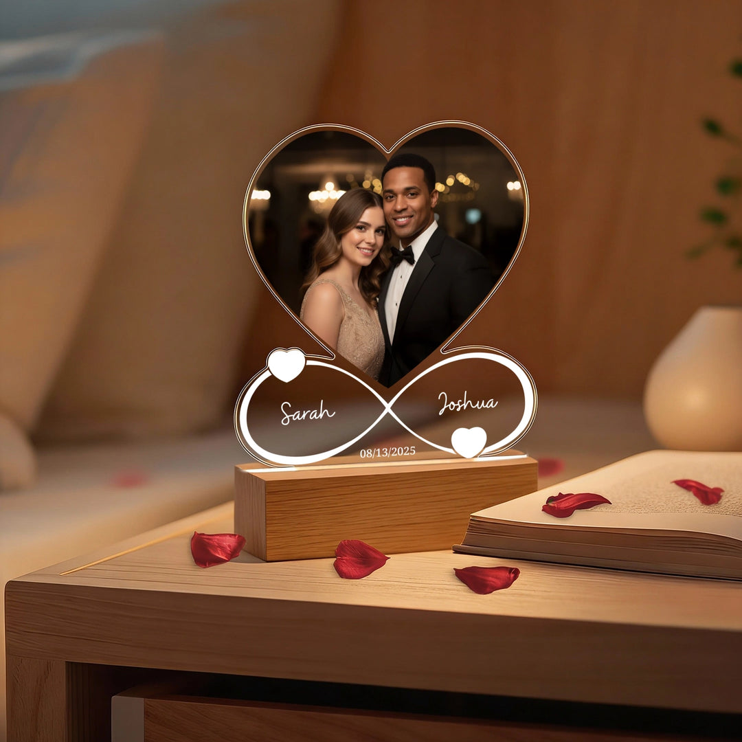 Personalized Acrylic Light "Forever" | Night Light, Decorative Light