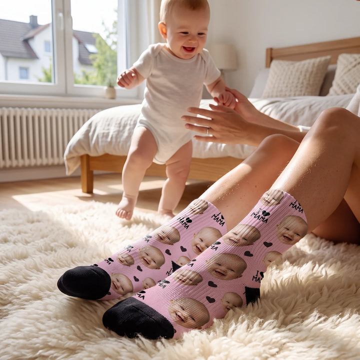 Personalized Socks "Photo Baby"
