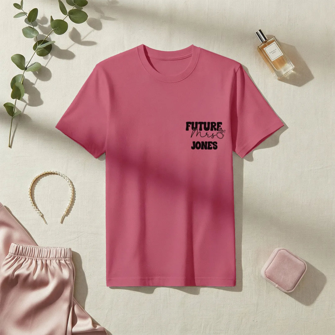 Personalized Oversized T-Shirt "In My Engaged Era"