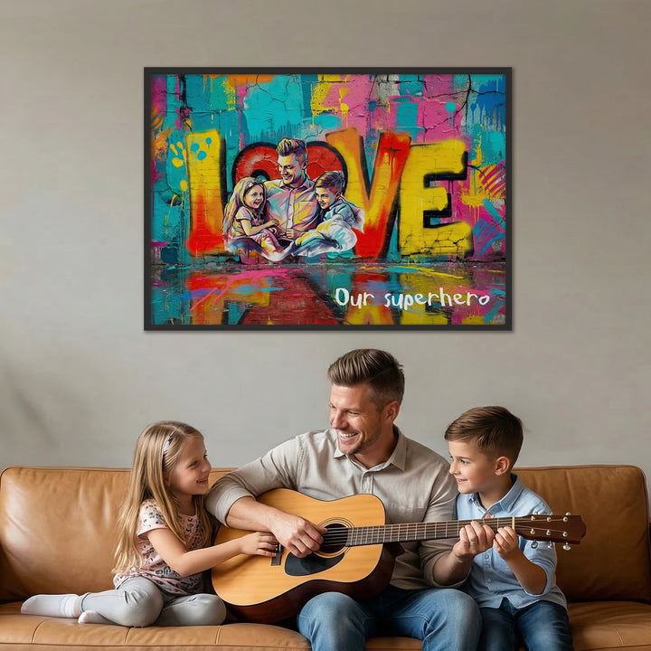 Personalized Poster Love "DAD"