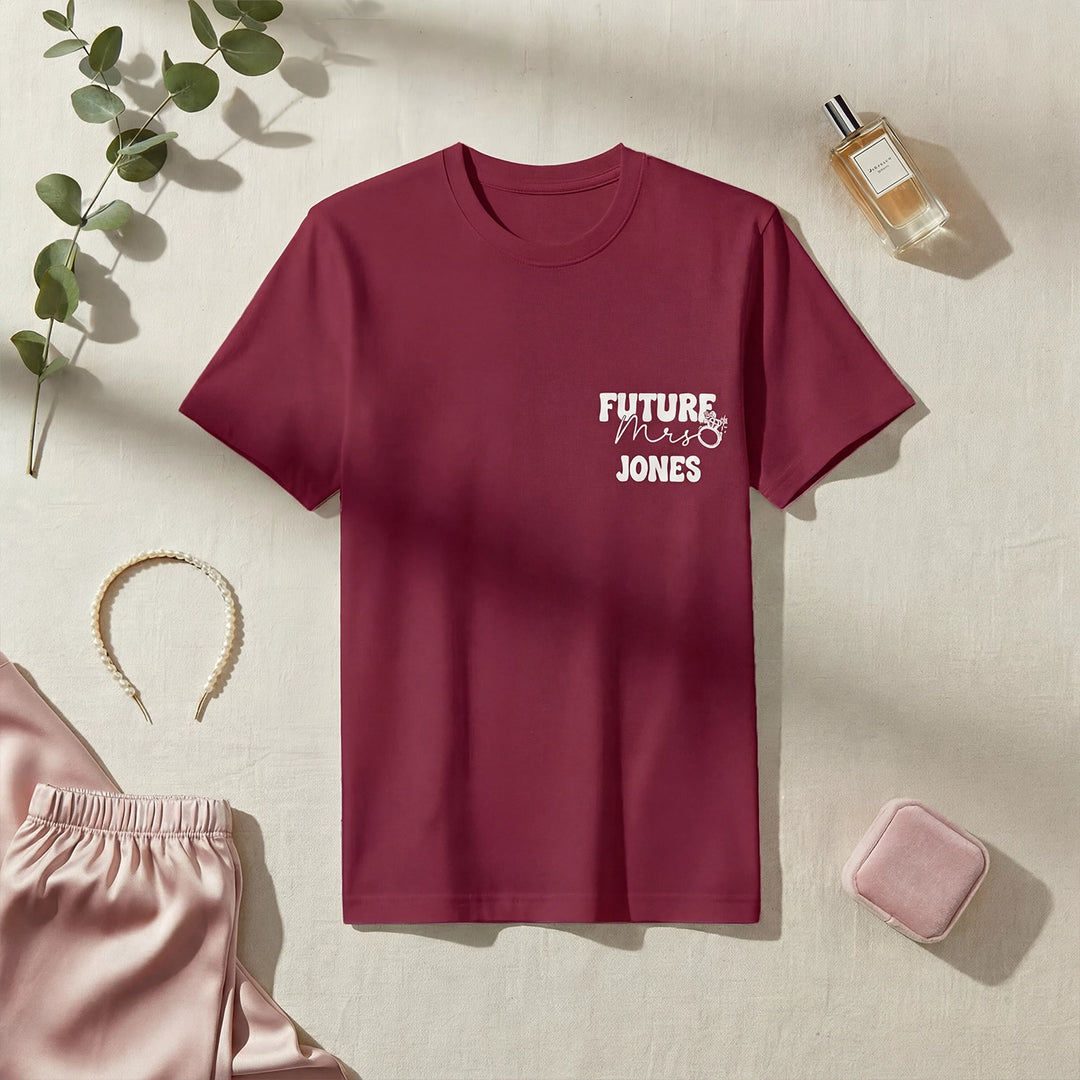 Personalized Oversized T-Shirt "In My Engaged Era"