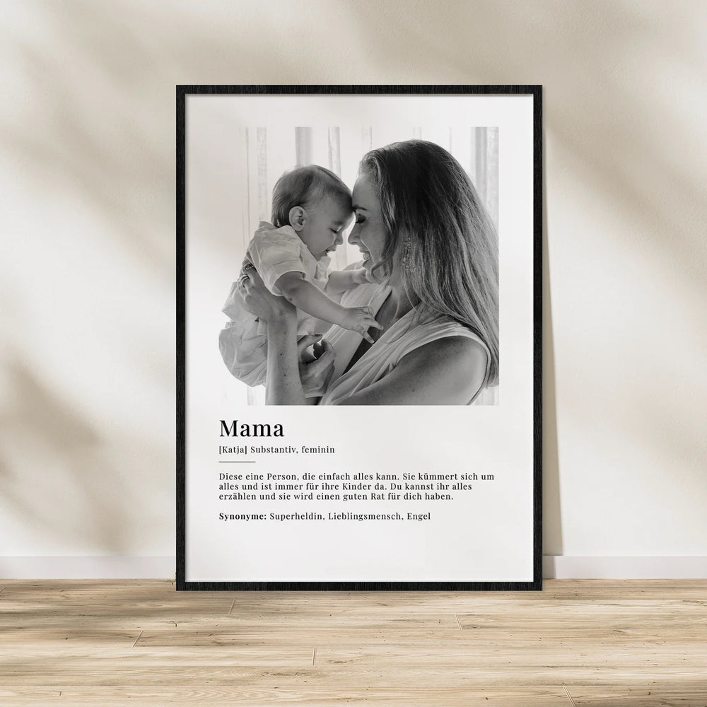 Fotoposter "Mama Definition"