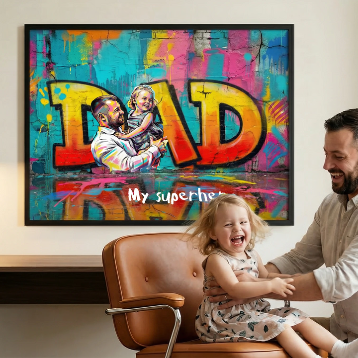 Personalized Poster Love "DAD"