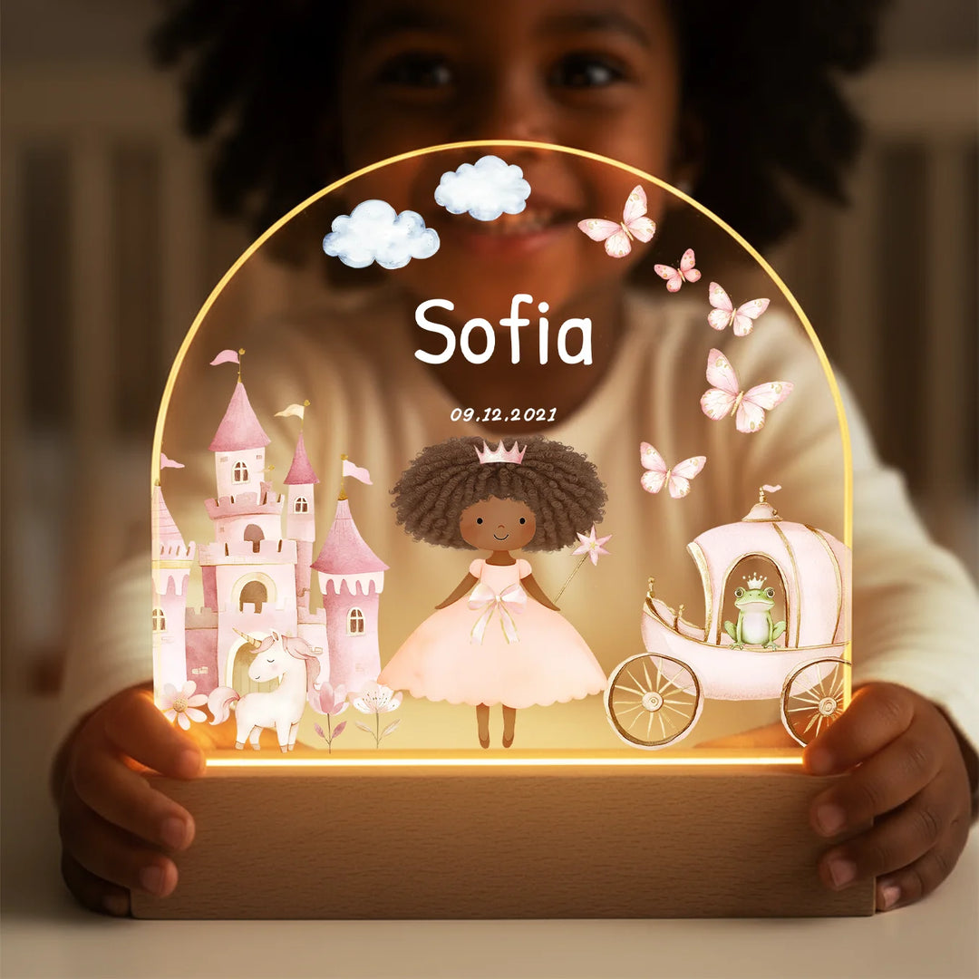 Personalized Night Light "Princess Dream"