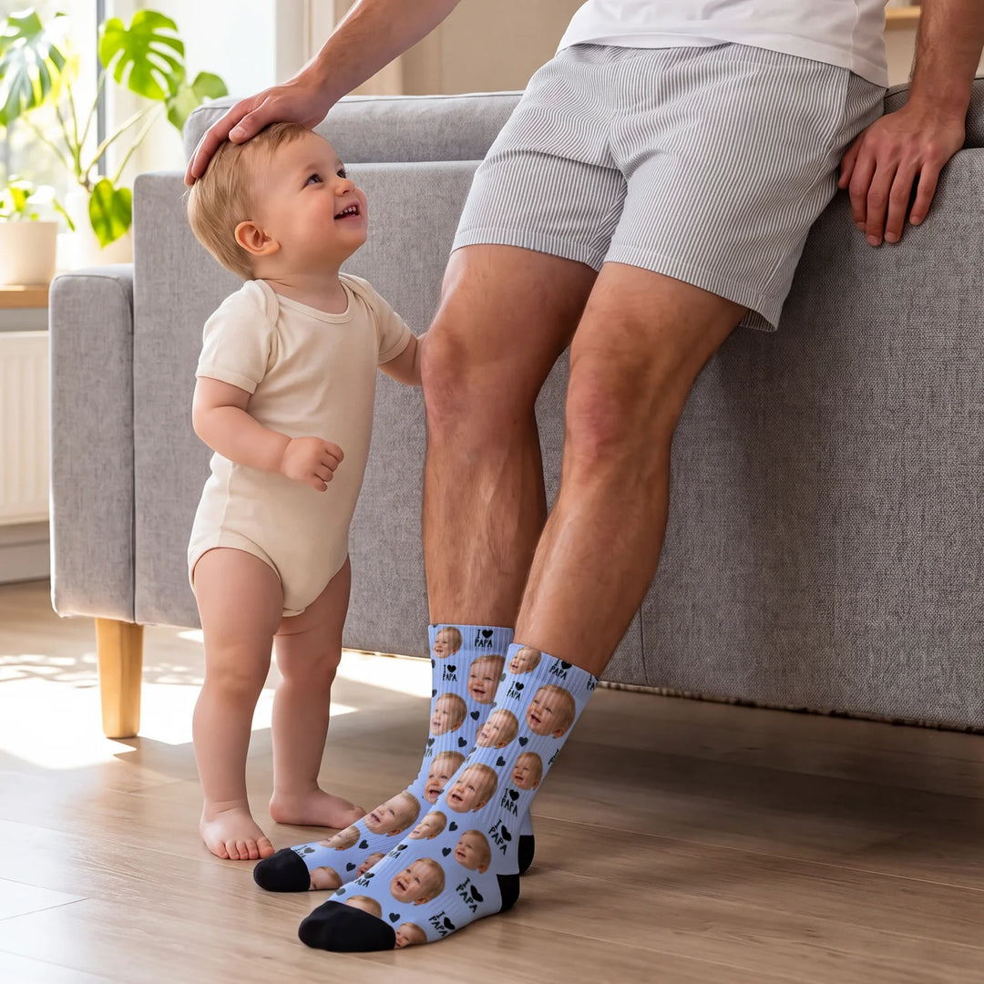Personalized Socks "Photo Baby"