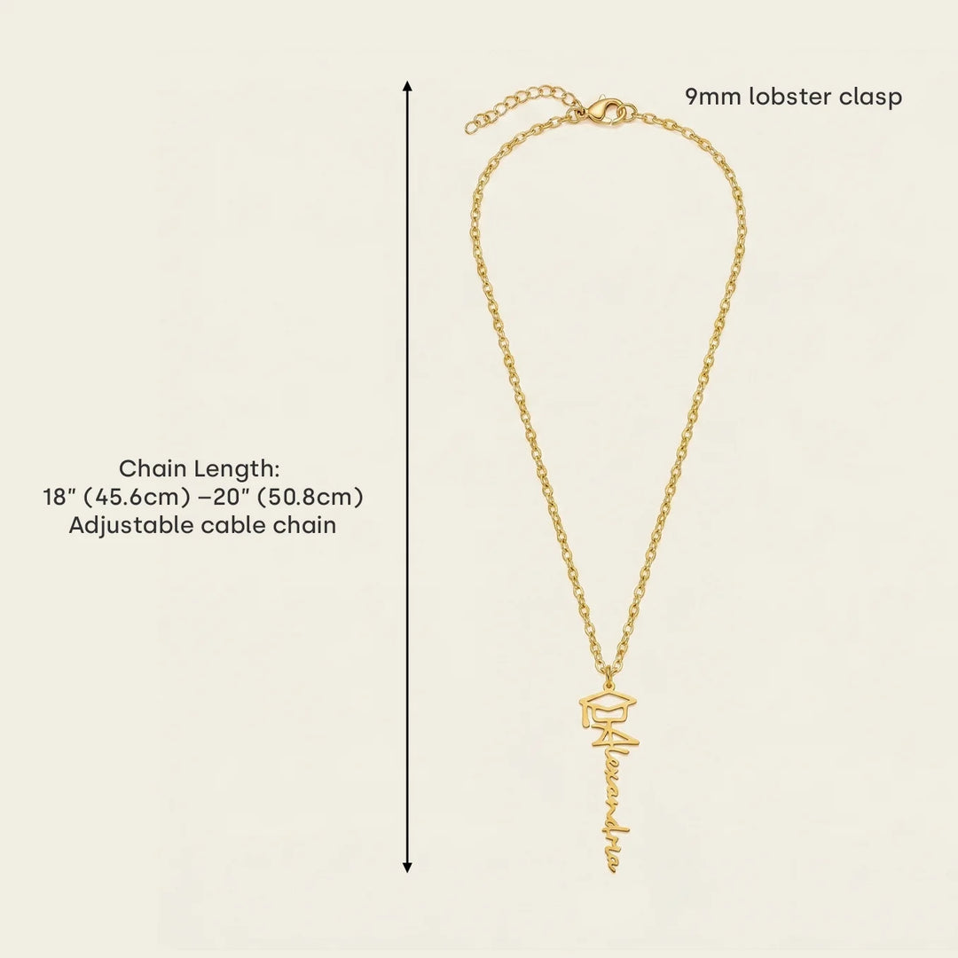 Personalized Necklace "Graduation"