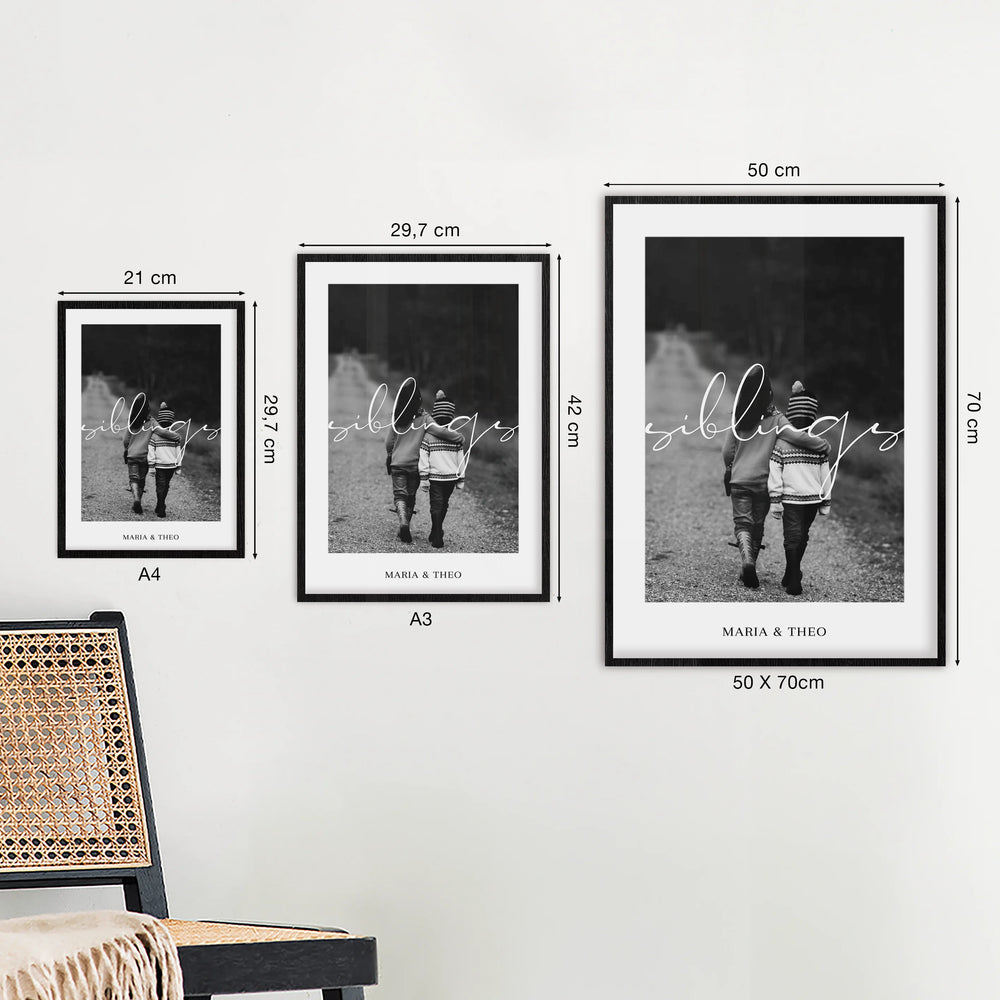 Fotoposter "Siblings"