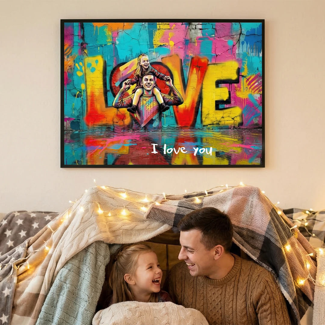 Personalized Poster Love "DAD"