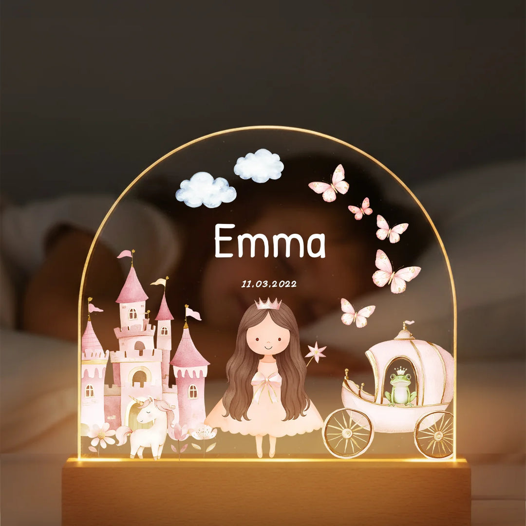 Personalized Night Light "Princess Dream"