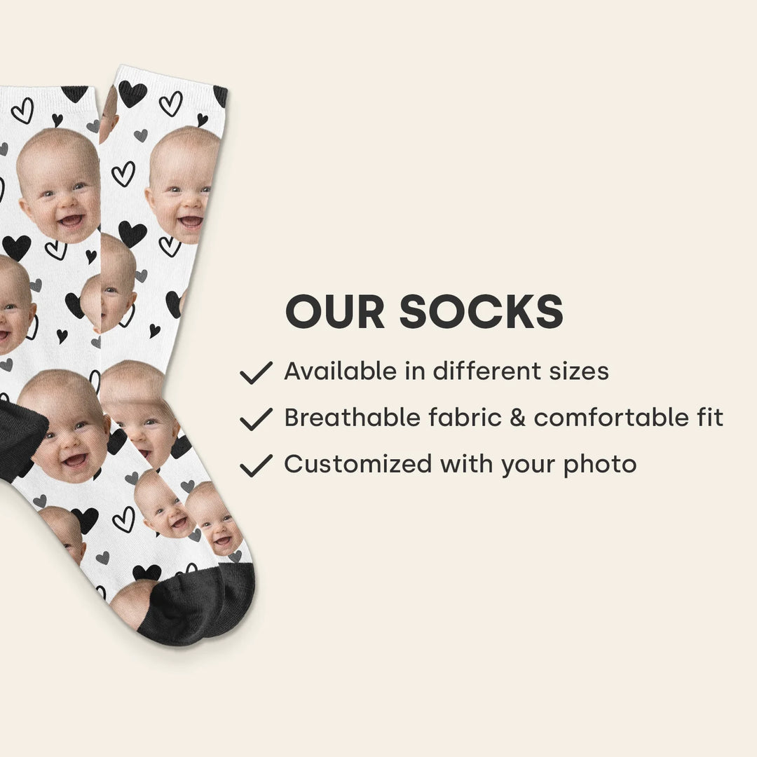 Personalized Socks "Photo Baby"