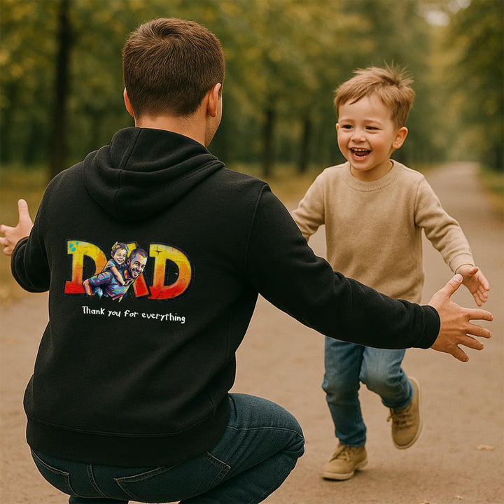 Personalized Hoodie Love "DAD"