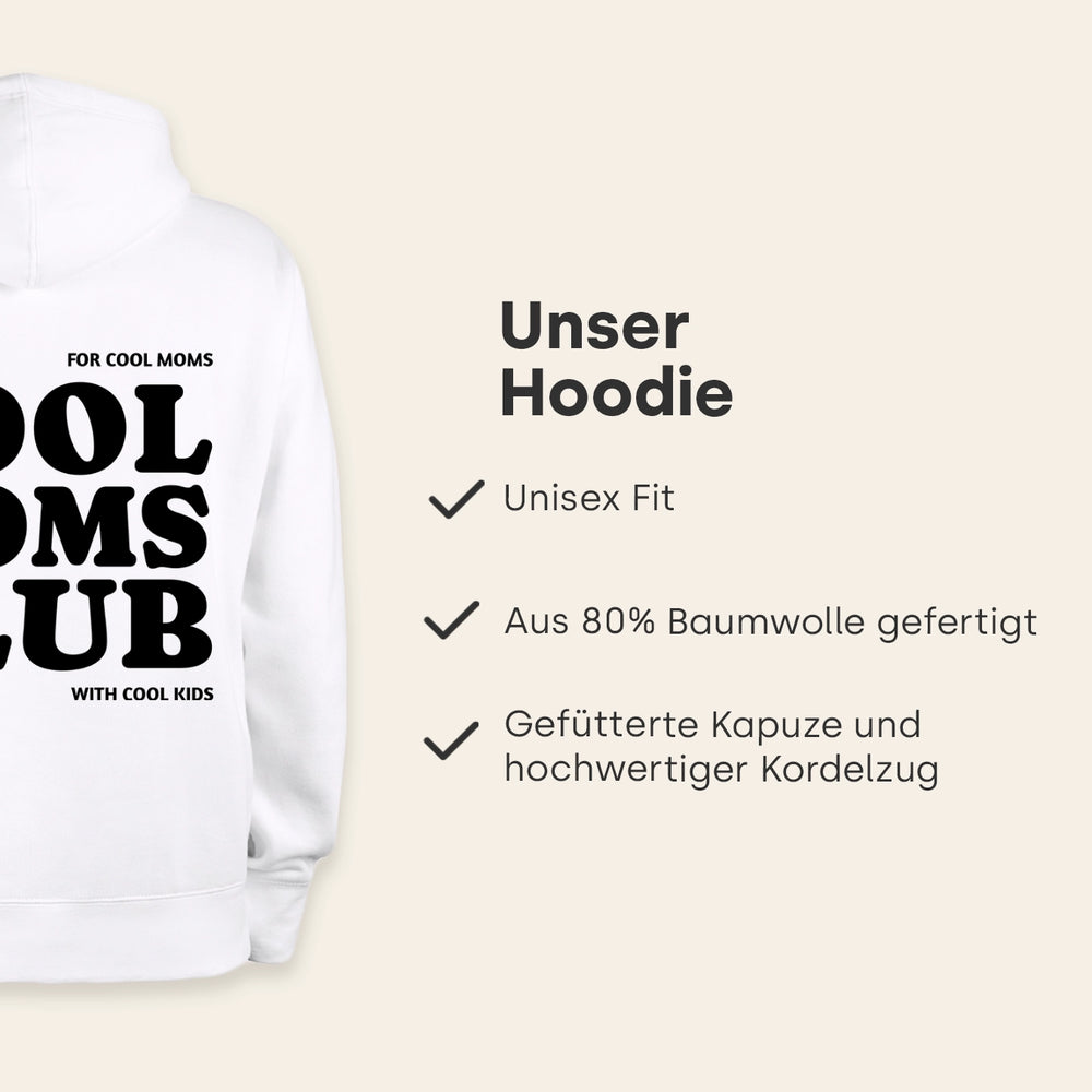 Personalisierter Hoodie "Cool Moms Club"