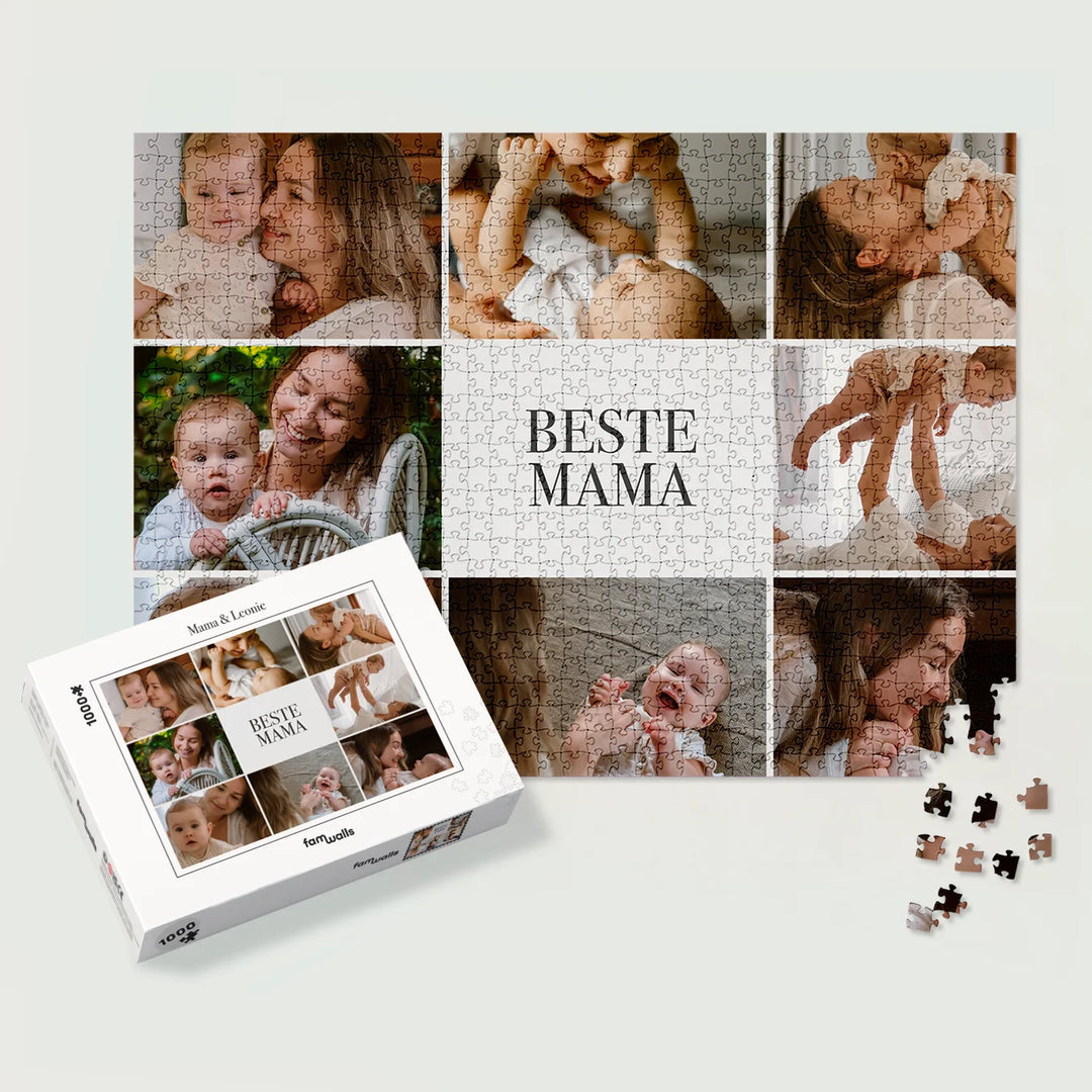 Personalisiertes Puzzle "Beste Mama"