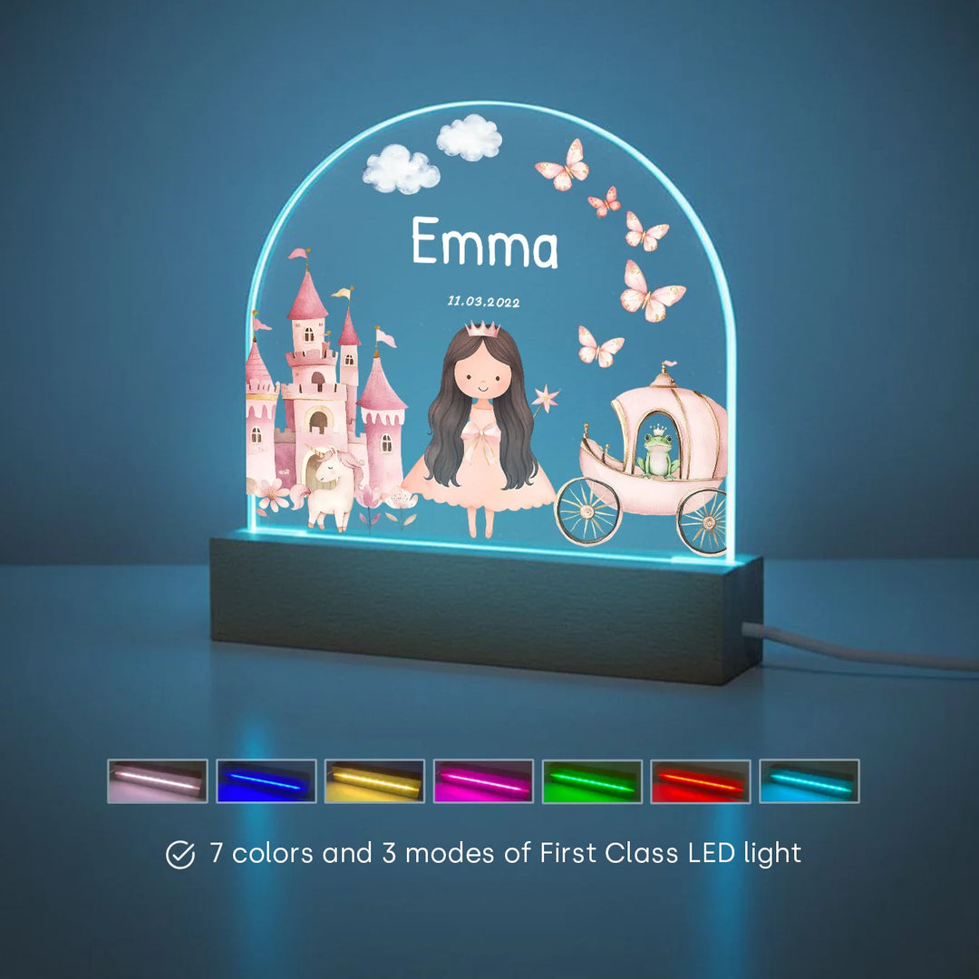 Personalized Night Light "Princess Dream"