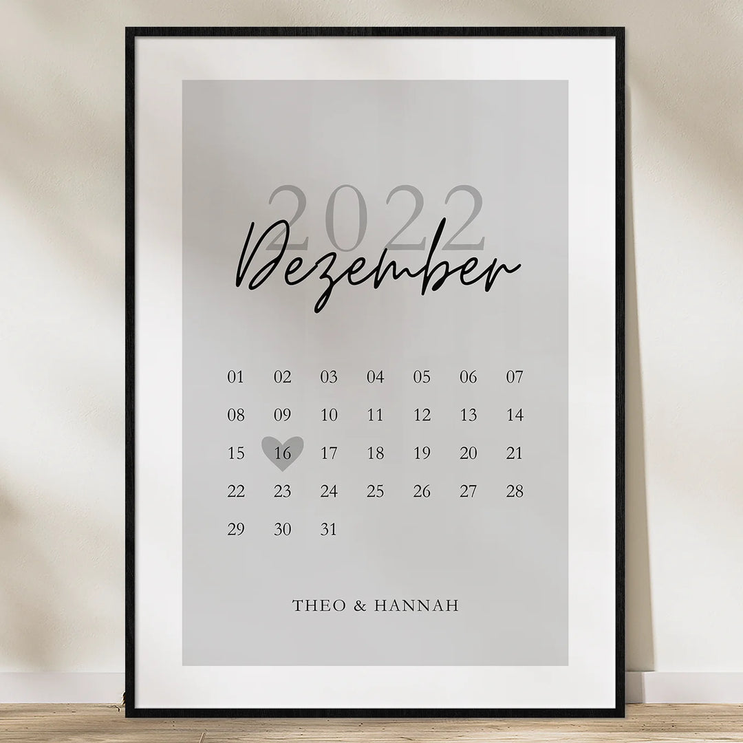 Kalenderposter "Love Calender"-1