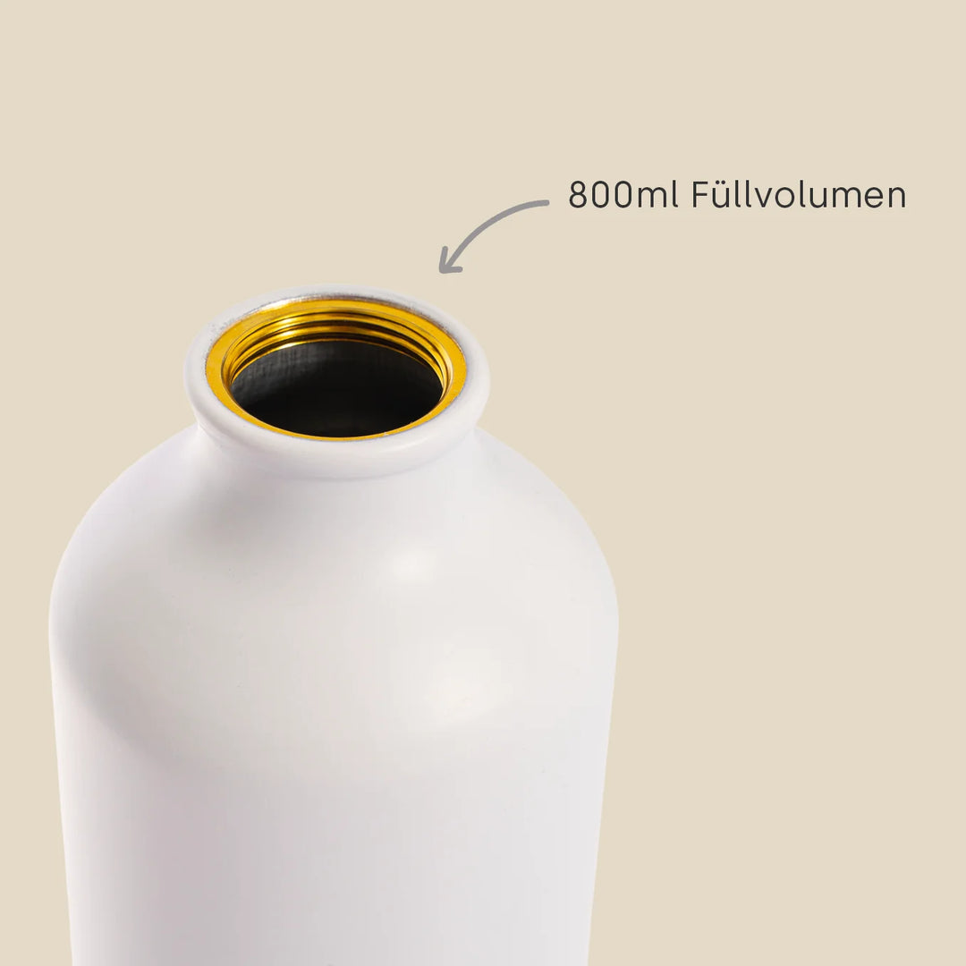 Personalisierte Trinkflasche mit Karabinerhaken "Name"