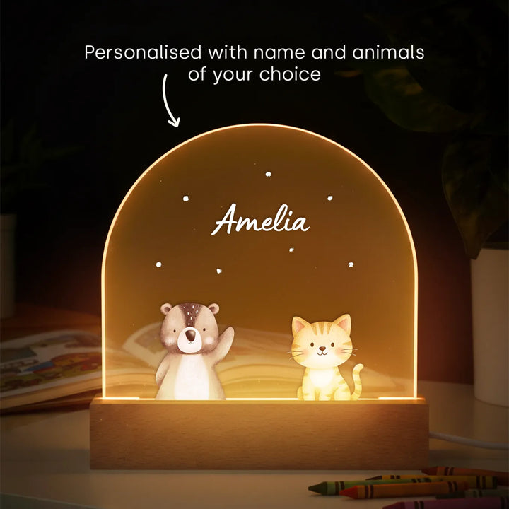 Personalized Night Light "Dream Animal"
