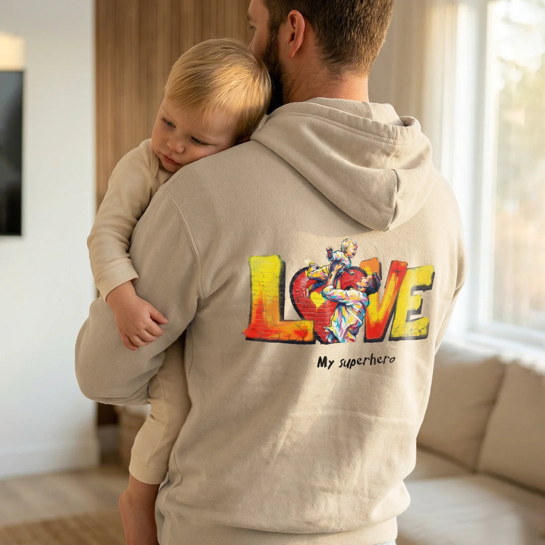 Personalized Hoodie Love "DAD"
