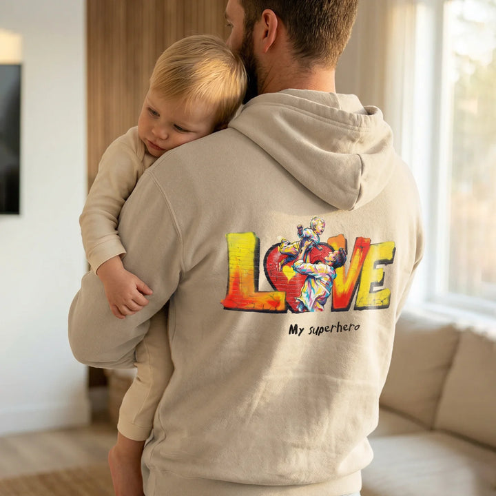 Personalized Hoodie Love "DAD"