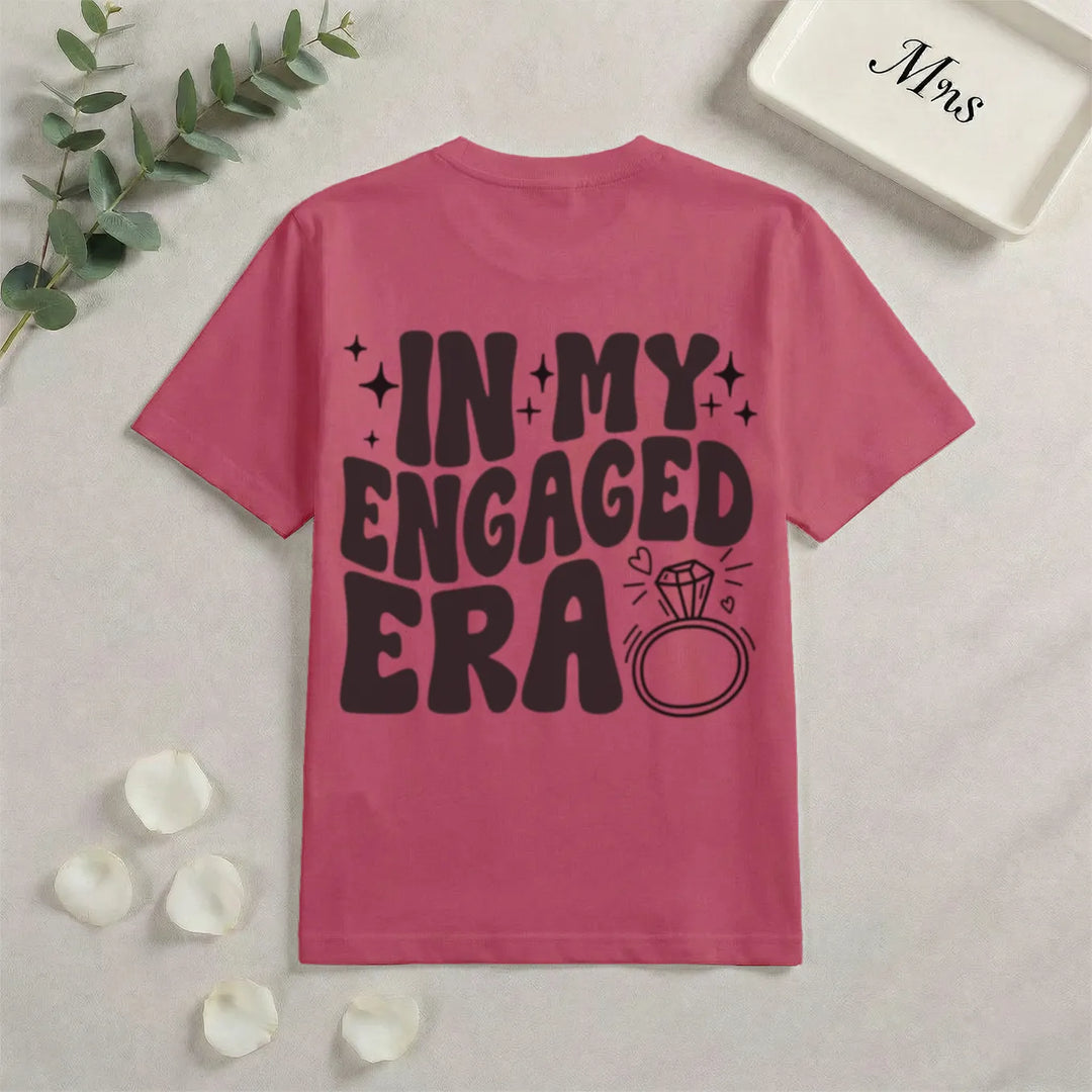 Personalized Oversized T-Shirt "In My Engaged Era"