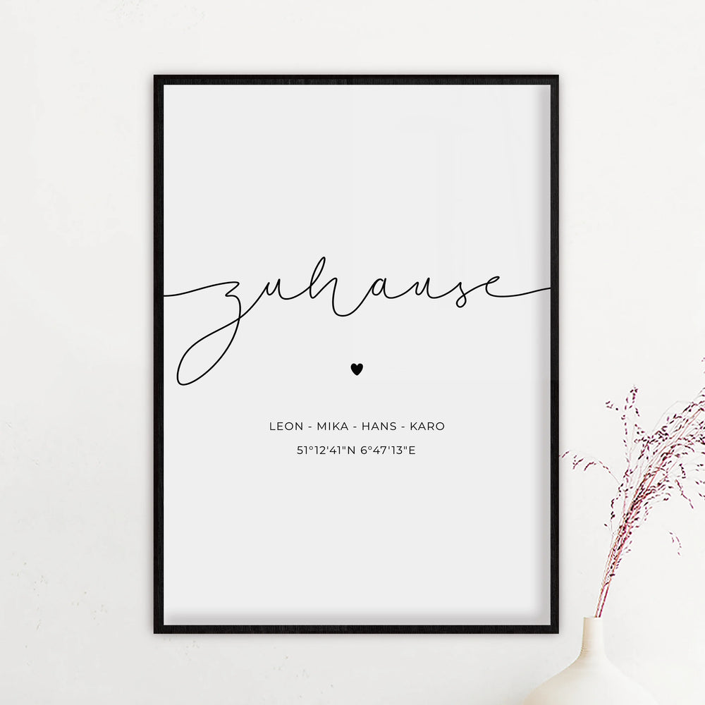 Poster "Dein Zuhause"-1