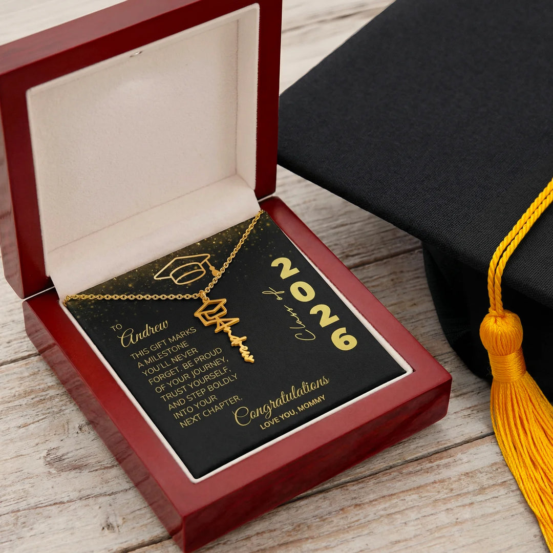 Personalized Necklace "Graduation"