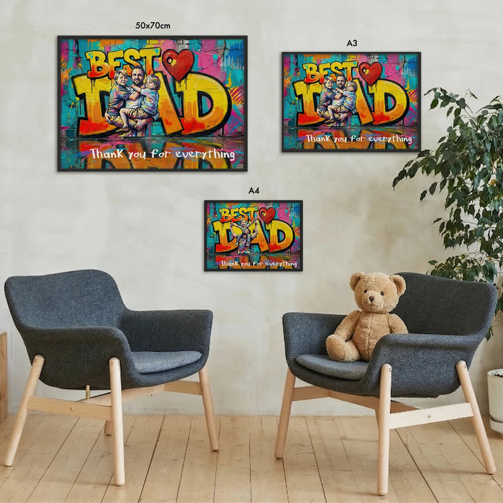 Personalized Poster Love "DAD"
