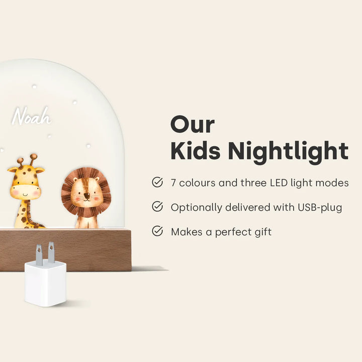 Personalized Night Light "Dream Animal"