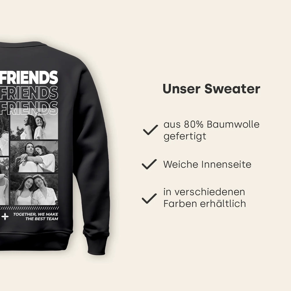 Personalisierter Sweater "Besties"