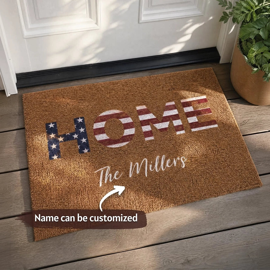 Personalized Doormat “HOME”