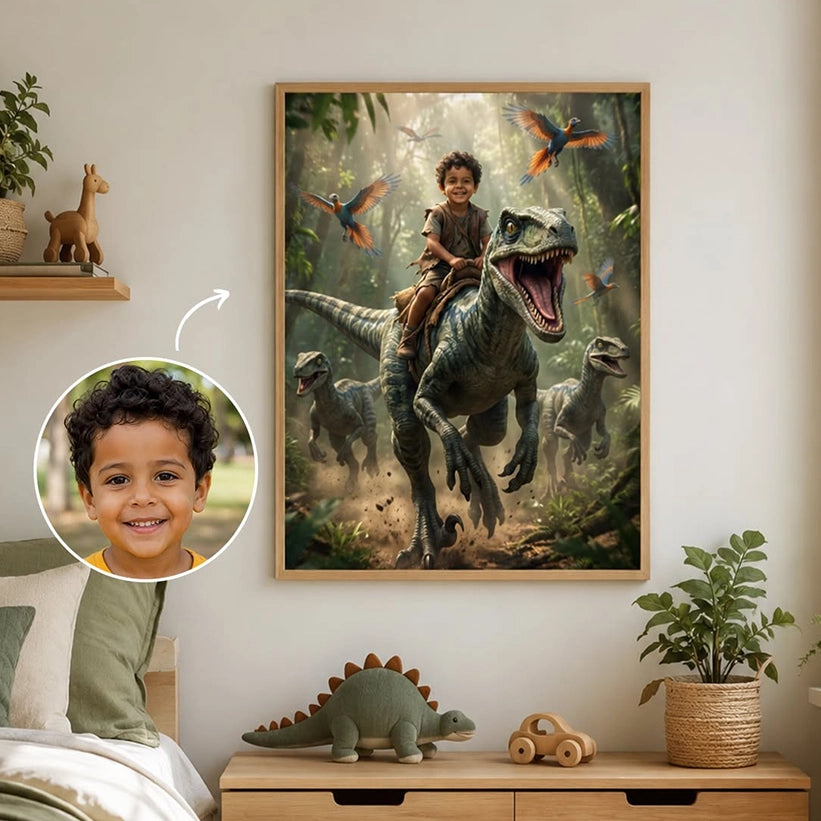 Personalized Kids Poster "Dinosaur"