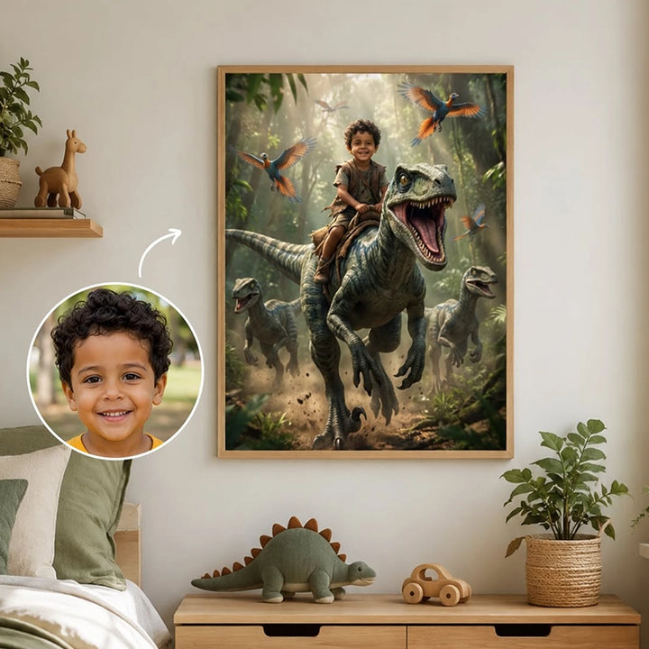 Personalized Kids Poster "Dinosaur"