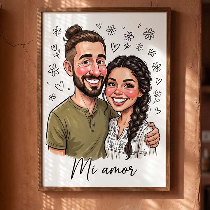 Personalized Poster "Couple Sketch"