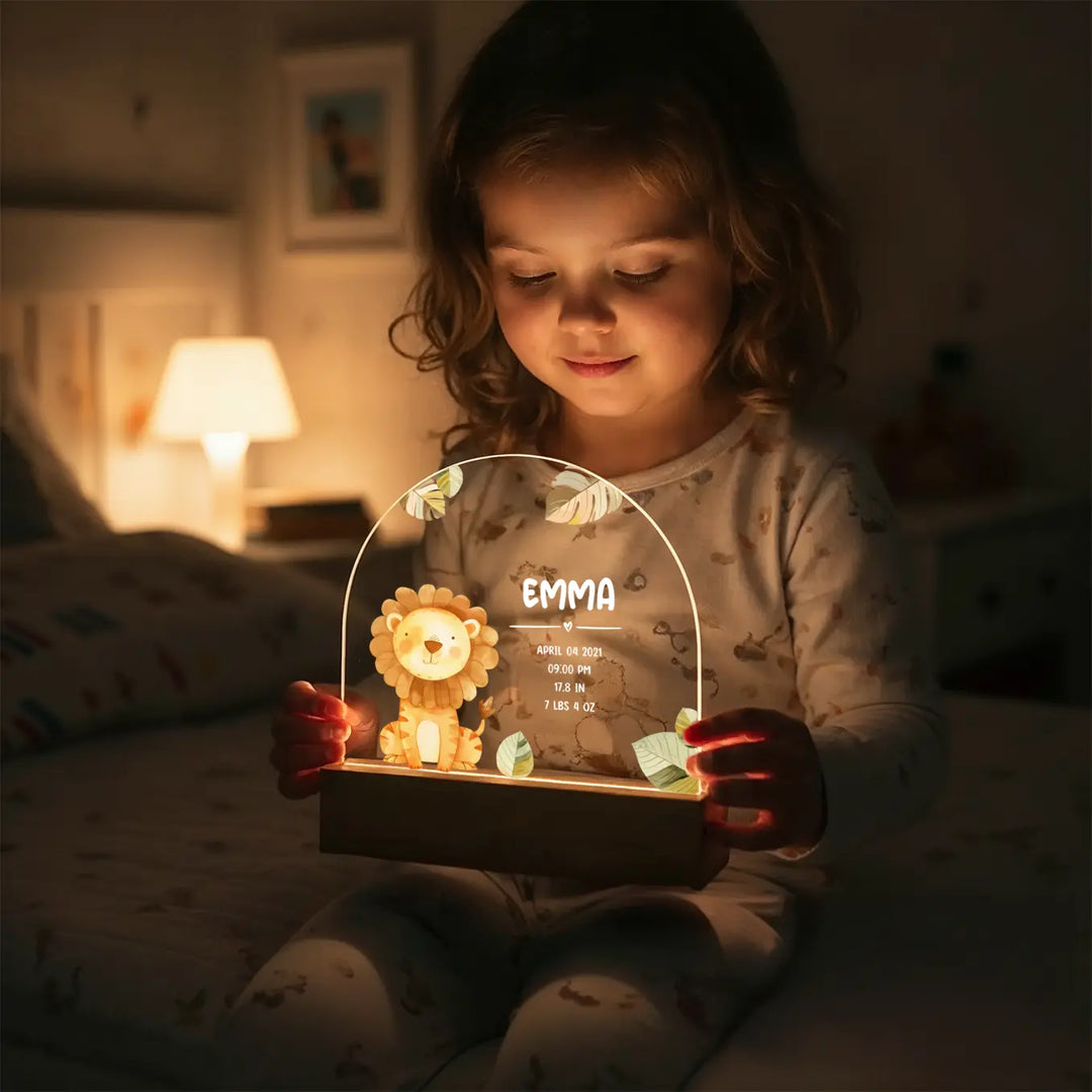 Personalized Night Light "Favorite Animal"