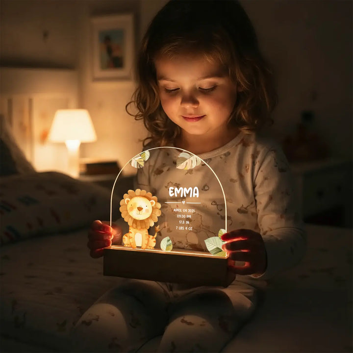 Personalized Night Light "Favorite Animal"