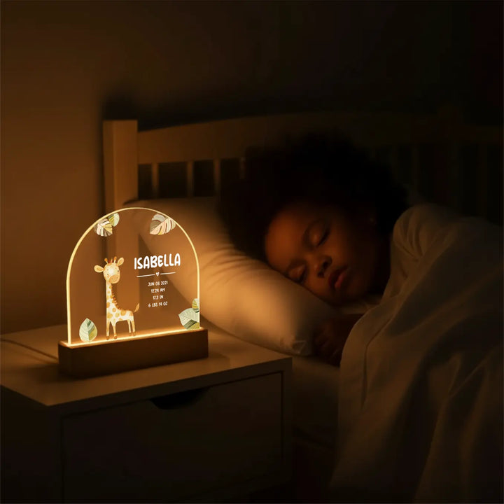Personalized Night Light "Favorite Animal"